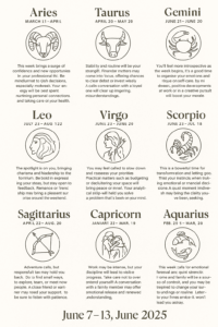 Your Weekly Horoscope: What the Stars Have in Store (June 7–13, 2025)